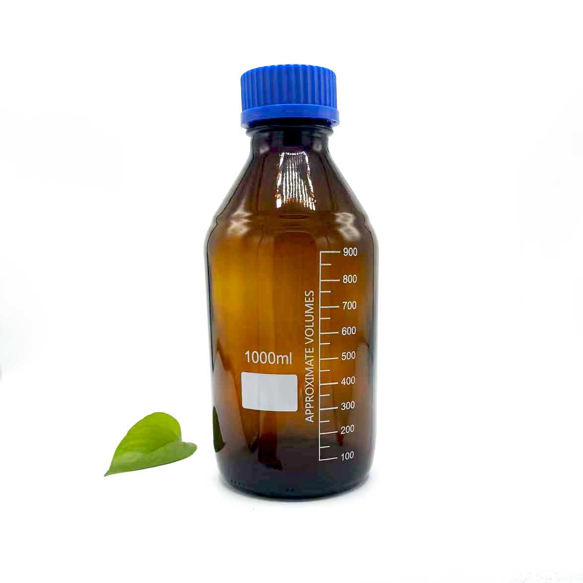 1000ml অ্যাম্বার গ্লাস রিএজেন্ট বোতল