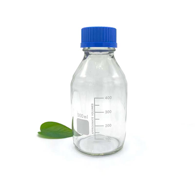 500ml স্বচ্ছ কাচের বিকারক বোতল 500ml স্বচ্ছ কাচের বিকারক বোতল